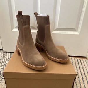 Kiley Taupe Suede Boot - Steve Madden